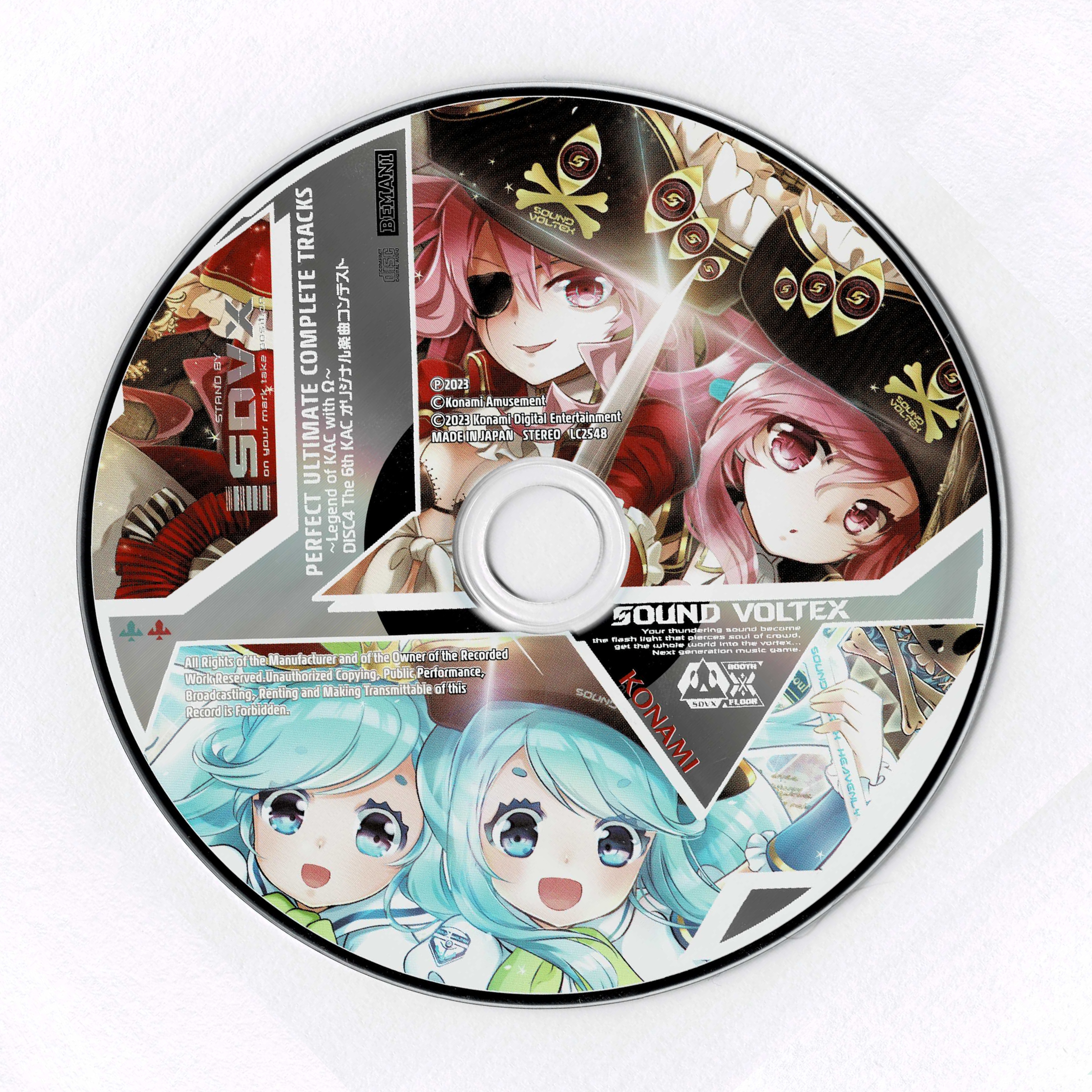 SOUND VOLTEX PERFECT ULTIMATE COMPLETE TRACKS ~Legend of KAC